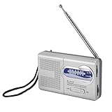 Namvo Am Fm Batteriebetriebenes Radio Multifunktionales silbergraues tragbares Miniradio Geeignet...