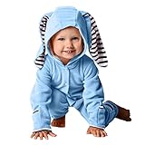 Minying Fleece-Overall für Babys, Babys, Kleinkinder, Pyjama für Mädchen und Jungen, warm,...