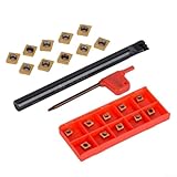 Springwillfly Drehmaschine Bohrstange Werkzeughalter S10k-Scl06 + 10 Gold Ccmt060204 Klingen,...