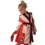 Top Towel - Bademantel Kinder Foxy 100% Baumwolle | Weicher, Saugfähiger Frottee mit Kapuze, Tasche...