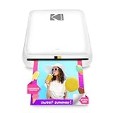 KODAK Step Sofort-Smartphone-Fotodrucker - Tragbarer Mini-Farb-Mobilfotodrucker - Zink 2x3”...