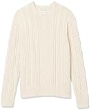 Amazon Essentials Herren Pullover mit Langen Ärmeln und Rundhalsausschnitt aus 100% Baumwolle mit...