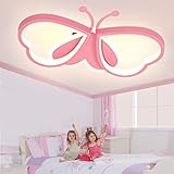 LUOLONG LED Kinder Deckenlampe Schmetterling Deckenlampe Dimmbar Acryl Deckenleuchte Kinderzimmer...