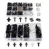 180 Stück Karosserieschrauben Set + Befestigungsclips, Auto Body Undertray Fender Schrauben, KFZ...