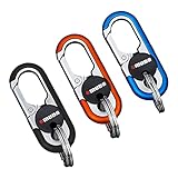 Schlüsselanhänger Karabiner 3STK，Schlüssel Karabiner Carabiner Autoschlüsselanhänger...