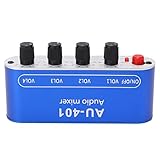 Audio-Mixer-Kopfhörer, 4 Eingänge, Mischpult, Kopfhörer, Stereo-Legierung, 12 V Dc5 V, 12 V,...