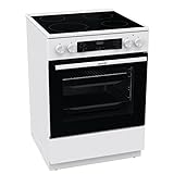 Gorenje GEC6C 40 WD Elektro-Standherd mit Glaskeramik-Kochfeld, 60cm, 71 Liter, Schnellaufheizung,...