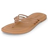 EZSURF Lässige Damen-Flip-Flops, bequeme Zehensandalen, flache Sandalen, zum Hineinschlüpfen,...