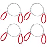 HJZHII 4 Stück 80cm Edelstahl Drahtsäge, Handkettensäge Schneidedraht Kettensäge Hand Seilsäge...