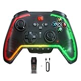 BIGBIG WON Wireless Controller Rainbow 2 Pro RGB PC 6-Achsen Gyro Sensor Controller Bewegungsziel,...