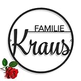 FranJohnsonHouse Personalisierter Türkranz, Geschenk für Familie, Familienname, Monogramm,...