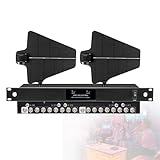 Kabelloser Mikrofon-Signalverstärker mit UHF-Antennenverteilung, 8/16 Eingang, 450-950 MHz...