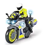 Dickie Toys – Polizei Motorrad – Spielzeug Motorrad mit Polizisten-Figur, für Kinder ab 3...