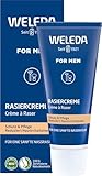 WELEDA Bio FOR MEN Rasiercreme, Naturkosmetik Rasierschaum für die Pflege und den Schutz der Haut...