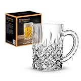 Nachtmann Bierkrug mit Schliffdekoration, Bierglas, Kristallglas, 600 ml, Noblesse, 0095635-0,...