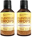 IronMaxx Flavour Drops - Lemon Cheesecake 50ml | kalorienfrei & zuckerfrei | vegane Aromatropfen zum...