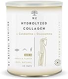 Collagen Hydrolysat Pulver mit Hyaluronsäure, Glucosamin, Vitamin C, Magnesium, Silizium. Kollagen...