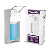 Travaro Desinfektionsmittel Spender 500ml I Desinfektionsspender mit Schrauben zur Wandmontage I...