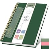 PYNEX Notizbuch A5 Punktmuster,Bullet Dotted Journal, Spiralnotizbuch,160 Blatt/80 Seiten zum...