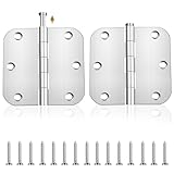 2 Stück Türscharnier Edelstahl Scharniere Kugellager Klappbar Groß Schwerlast Schanier mit...