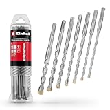 Original Einhell 7-tlg. SDS Plus Hammerbohrer-Set, 160 mm (aus 40Cr Werkzeugstahl mit...