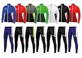 Trainingsanzug für Kinder Modell Calcio (152, blau/marine/w)