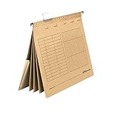 Herlitz Hängehefter, dreifach Trennung, UNIREG, kaufmännische Heftung, 5 Stück