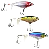 3 Pcs Angel Köder, Köder, Welsköder, Oberflächenköder, Angelköder für Süß- und Salzwasser,...