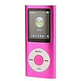 MP3-Player mit Bluetooth, 1,8-Zoll-MP4-Player, Tragbarer HiFi-Sound, MP3-Musikplayer mit...