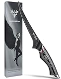 SANMUZUO 18 cm Filetiermesser – Professionelles Küchenausbeinmesser – Schwarzer Damaststahl mit...