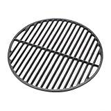 Runder Grillrost aus Gusseisen, hochtemperaturbeständig, rund, schwarz, Grillroste und Roste für...
