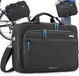YBAG Commuter - Nachhaltige Fahrradtasche Laptop - Gepäckträgertasche für Büro mit 4 Fächer |...