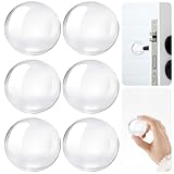 Royouzi 6 Stück Türstopper Wand - Türklinkenpuffer 40 X 8 MM Transparent - Türpuffer Wandschutz...