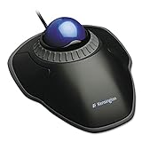 Kensington Orbit TrackBall, Kabelgebundene ergonomische TrackBall-Maus mit Scroll-Ring, 40 mm Kugel,...