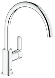 GROHE BauEdge - Einhand-Spültischbetterie (Einlochmontage, Einlochmontage, 360° schwenkbar),...