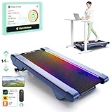 UREVO Smart Walking Pad mit 14% Steigung, Untertisch-Laufband für den Heimgebrauch, Erweiterte...