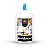 OfficeTree 250 ml Flüssigkleber Bastelkleber Lösungsmittelfrei - Bastelleim Kleber für Kinder...