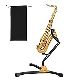 MoKo Saxophonständer Set, Faltbarer Saxophon Halter für Alt- / Tenorsaxophon, Alt-/Tenor-Saxophon...