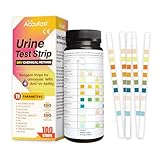 Accufast Urinanalyse Teststreifen x100 – 11 in 1 Parameter Urin Teststreifen, Urin Test für...