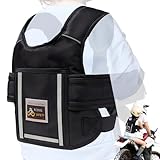 Kinder Motorrad Sicherheitsgurt DGMI einstellbares reflektierendes Motorrad Gürtel mit Tasche für...