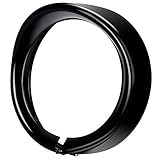 Steowsey Scheinwerfer Zier Ring 7 Schwarzer Visier Motorrad Zier Ring für Softail Street Glide Road...
