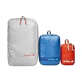 Tatonka Packwürfel Stuffsack Zip Set 3 - Ultraleichtes und platzsparendes Packtaschen-Set mit...