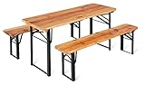 Stagecaptain BBK-110 Hirschgarten Kinder-Festzeltgarnitur 110 cm - kleine Sitzgelegeneheit für...