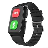 Smartwatch für Senioren, 4G Senioren-Positions-Armband mit Temperatur- und...