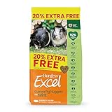 Burgess Excel Meerschweinchenfutter mit Minze, 1,8 kg – Meerschweinchen-Nuggets für ausgewachsene...