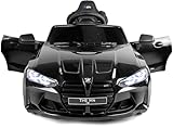 BMW M4, MPower- 90W, Eva Räder, Ledersitz, Kinderauto Kinderfahrzeug Kinder Elektroauto, 12V 10ah,...