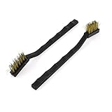 Aexit 2stk.17cm Körner & Locheisen Schwarz Plastik Griff Edelstahl Drahtbürste Splintentreiber...