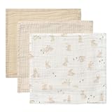 Little Dutch Spucktücher Baby Moltontücher Babyspucktücher Musselin Tuch 3er Set - weiche,...