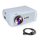 Crenova XPE460 Beamer, LED Upgrade Beamer 800*480 Auflösung Augenschutz inklusive HDMI Kabel für...