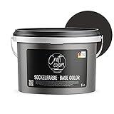 Craft colors Sockelfarbe 5L Anthrazit | hochwertige Farbe für Beton, Mauerwerk, Kellerwand, Fassade...